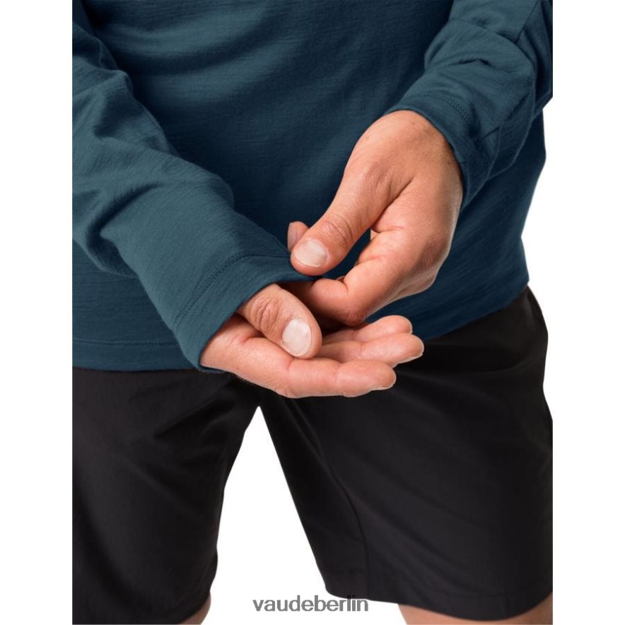 VAUDE Yaras Langarmshirt dunkles Meer Kleidung HLT4481936