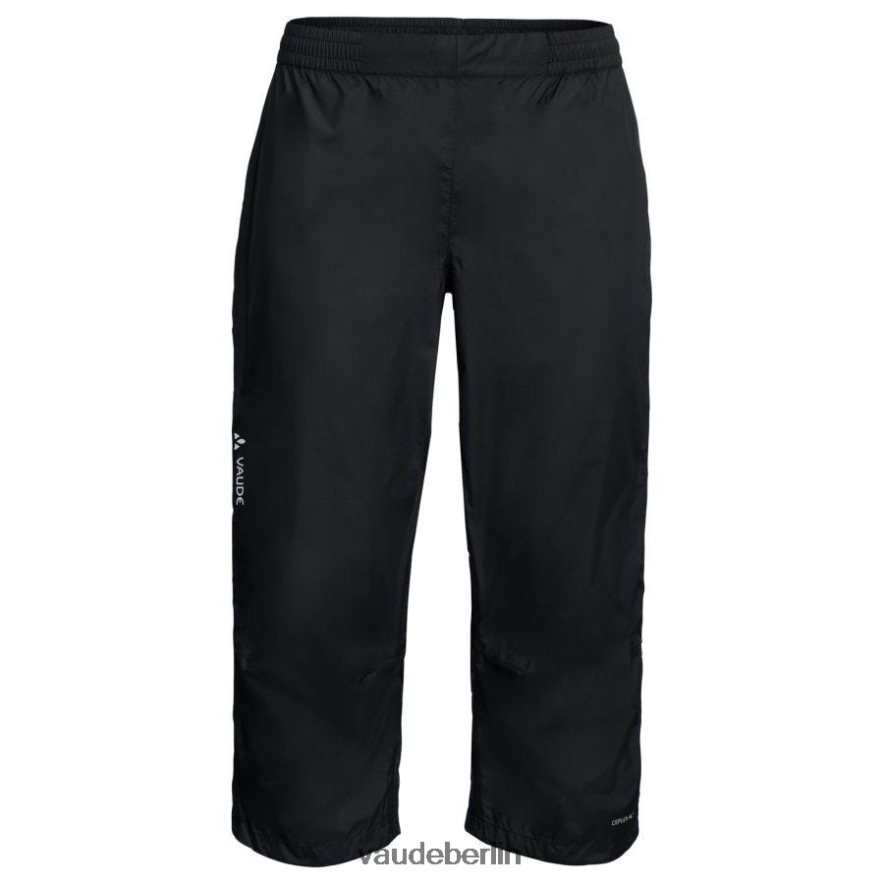 VAUDE Drop 3/4 Regenhose Schwarz Kleidung HLT4481680