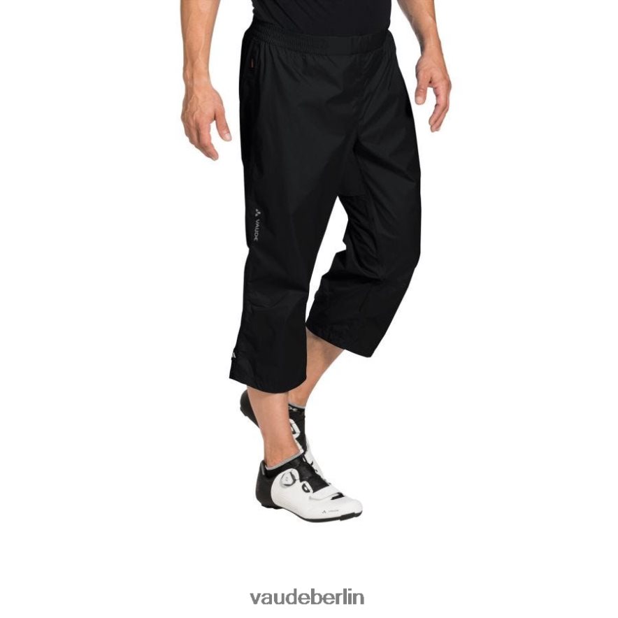 VAUDE Drop 3/4 Regenhose Schwarz Kleidung HLT4481680