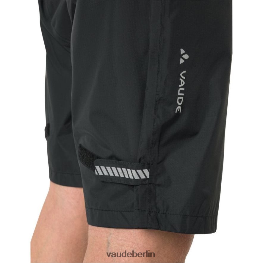 VAUDE Drop-Regenshorts Schwarz Kleidung HLT4481578