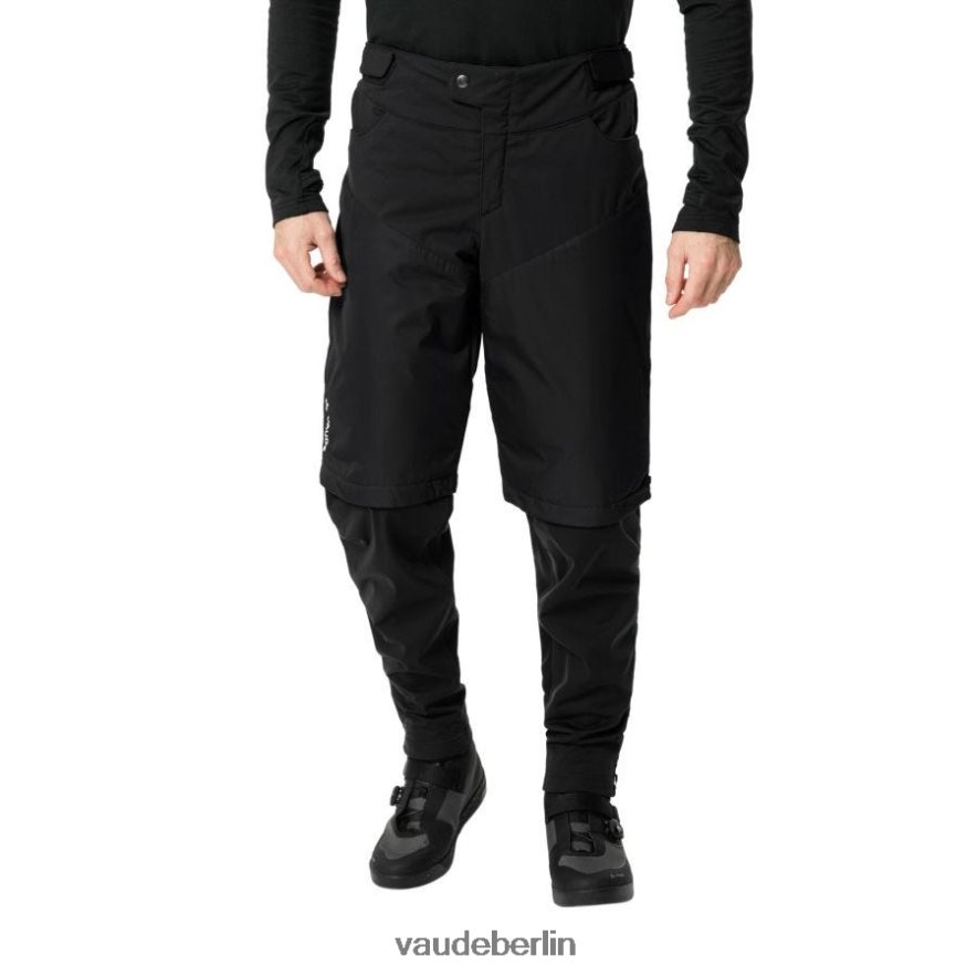 VAUDE Ganzjährige Moab Zip-Off-Radhose Schwarz Kleidung HLT4481731