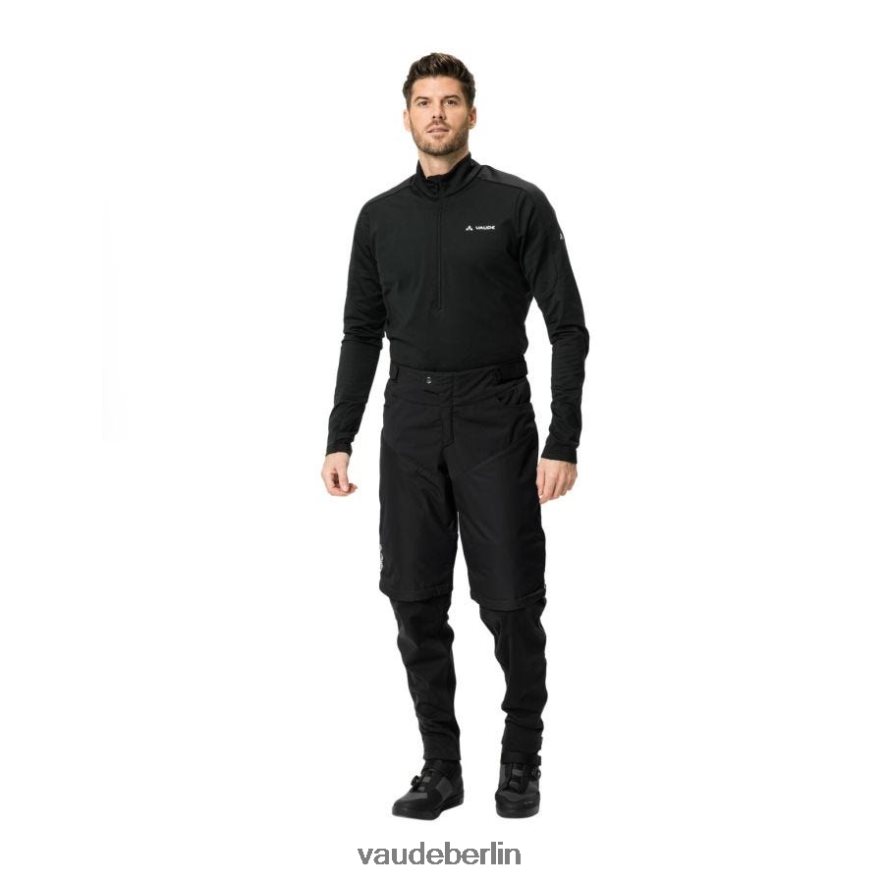 VAUDE Ganzjährige Moab Zip-Off-Radhose Schwarz Kleidung HLT4481731