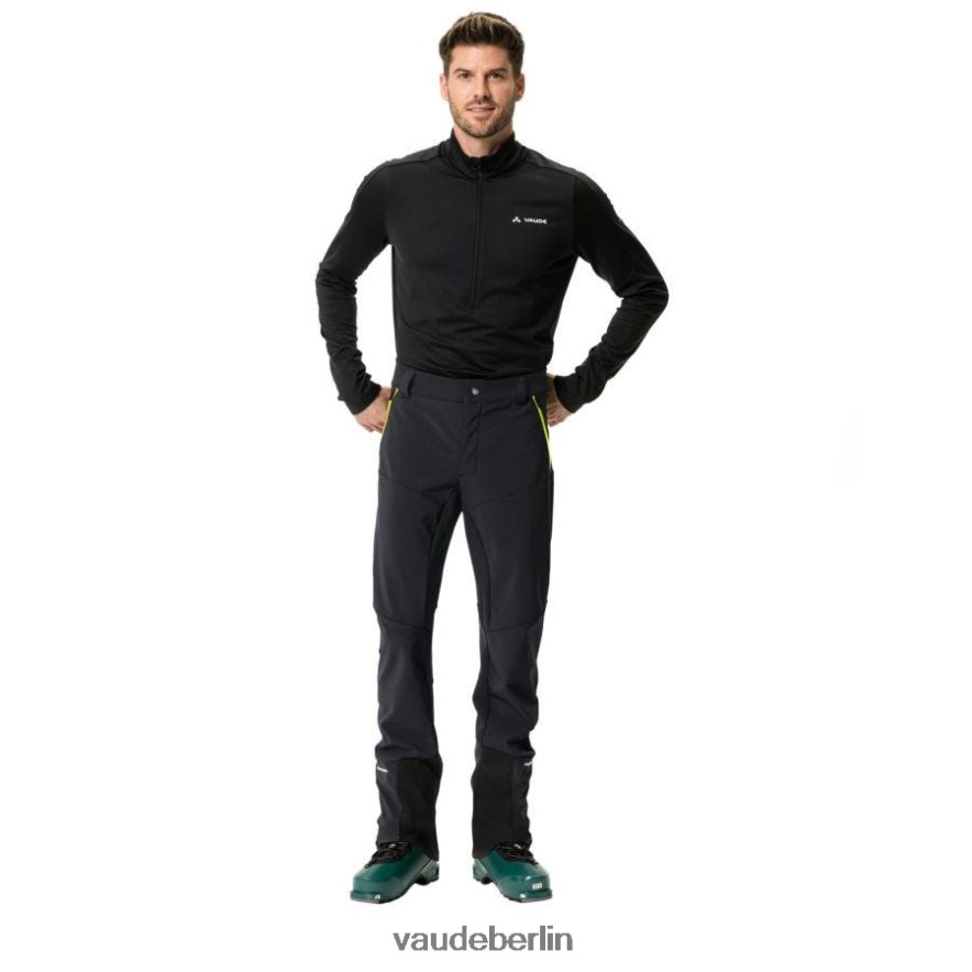 VAUDE Larice Skitourenhose schwarz/hellgrün Kleidung HLT4481736