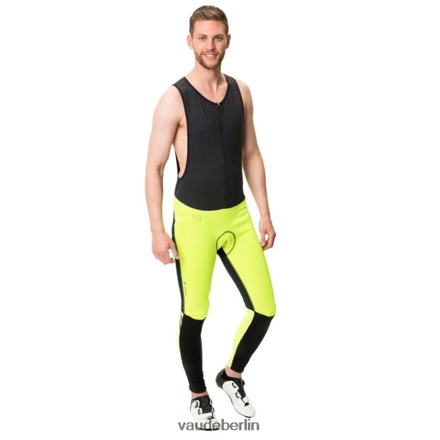 VAUDE Posta Softshell Bib Radsport-Tight-Hose Neon Gelb Kleidung HLT4481651