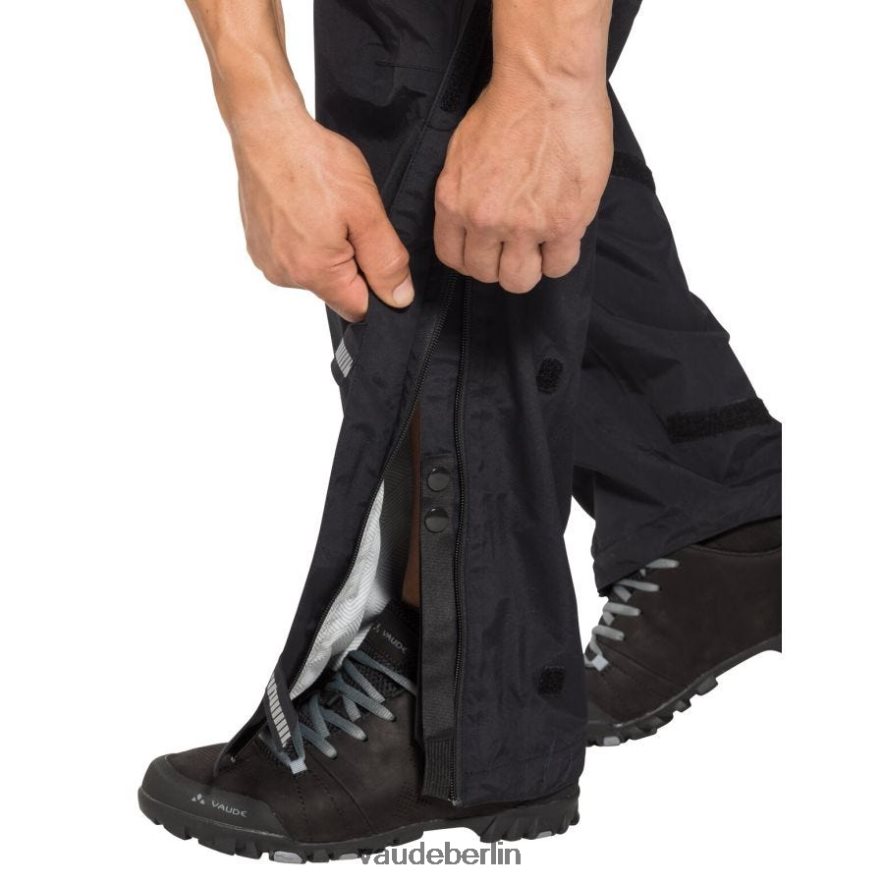 VAUDE Yaras Rain III Zip Regenhose Schwarz Kleidung HLT4481678