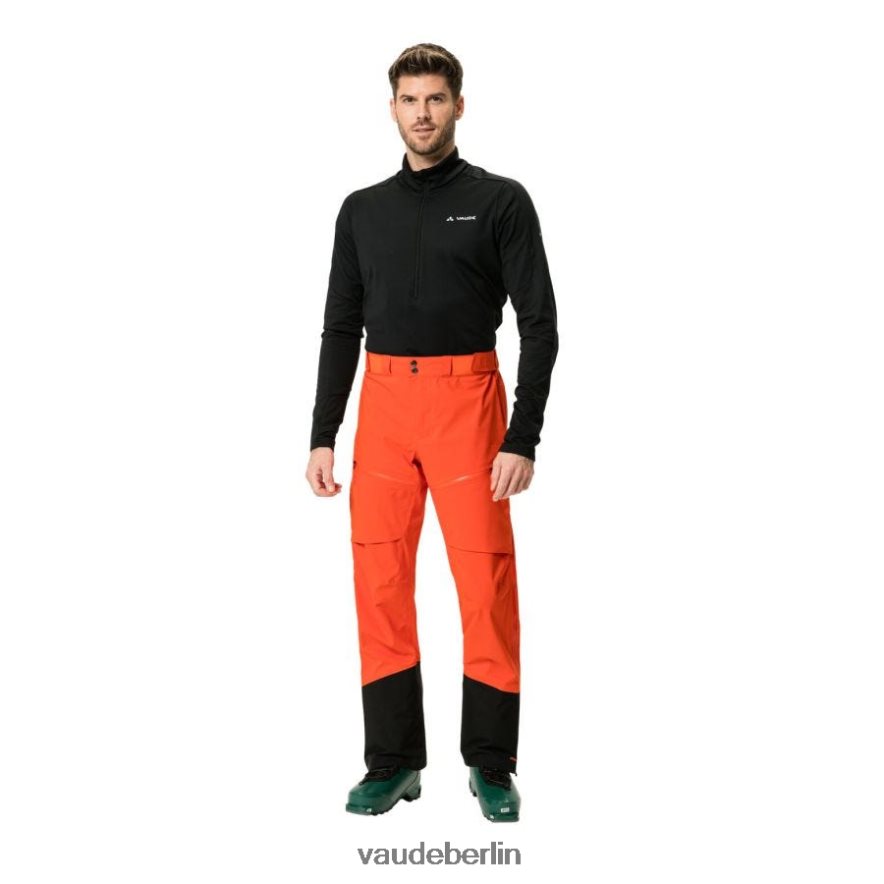 VAUDE monviso 3-lagige alpine Skitourenhose leuchtend rot Kleidung HLT4481707