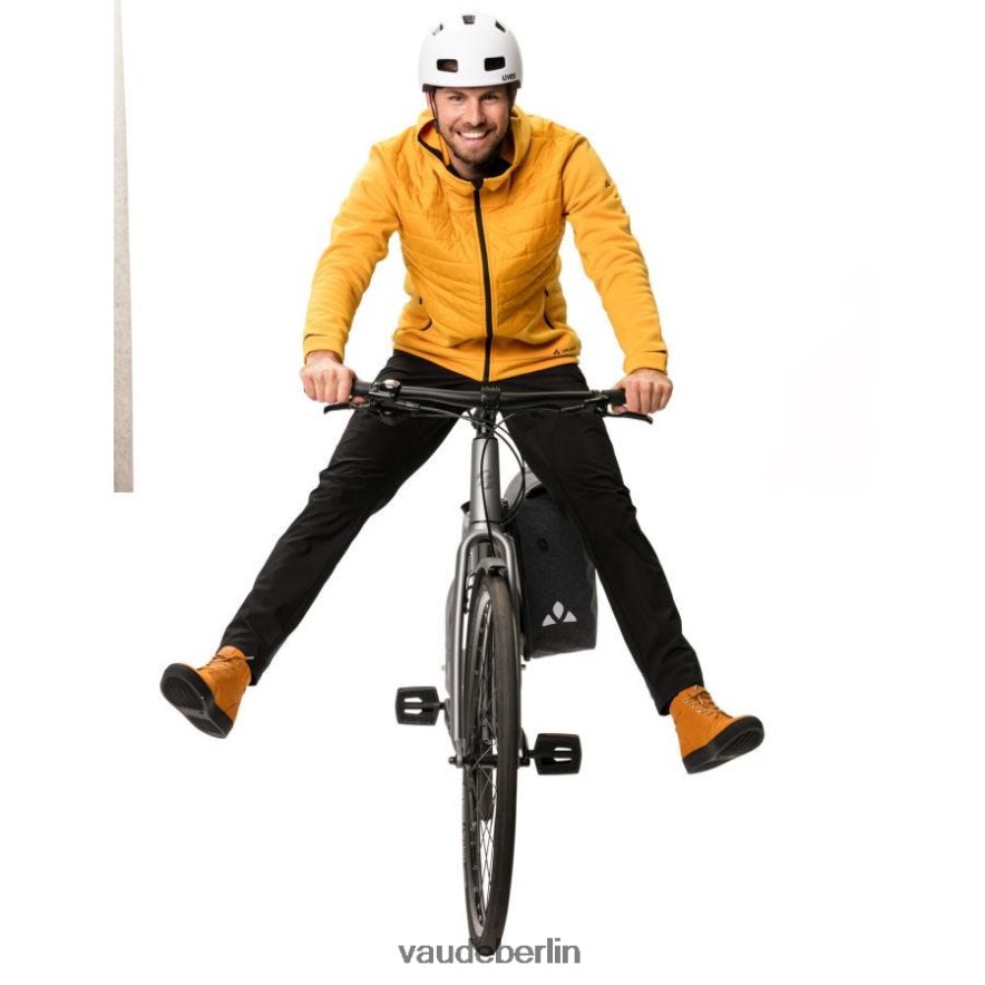 VAUDE Comyou gepolsterte Fahrradjacke gelb verbrannt Kleidung HLT4481397