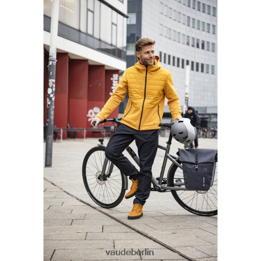 VAUDE Comyou gepolsterte Fahrradjacke gelb verbrannt Kleidung HLT4481397