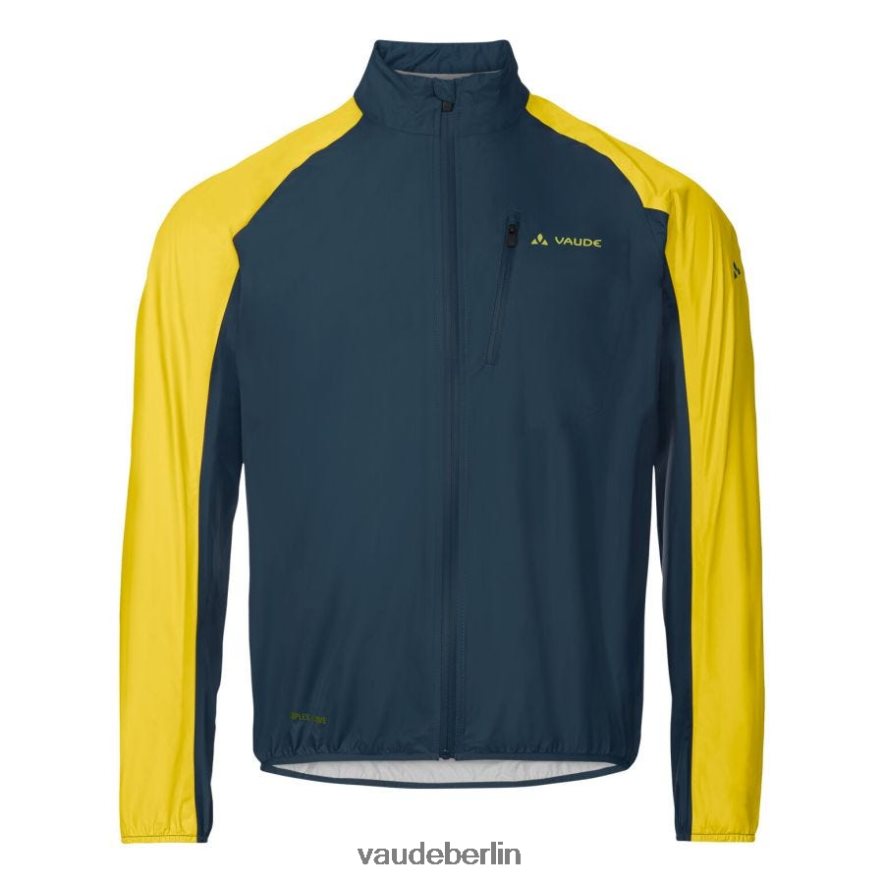 VAUDE Drop III Regenjacke dunkles Meer/Gelb Kleidung HLT4481157