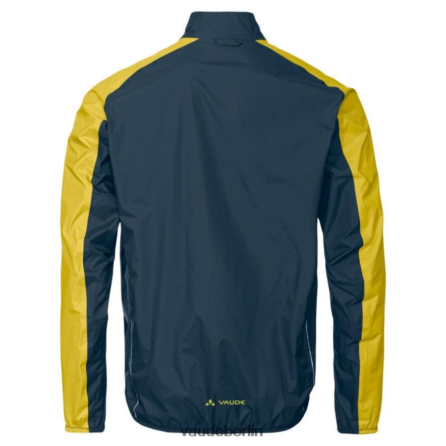VAUDE Drop III Regenjacke dunkles Meer/Gelb Kleidung HLT4481157