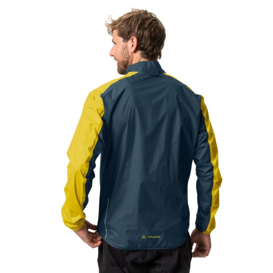 VAUDE Drop III Regenjacke dunkles Meer/Gelb Kleidung HLT4481157