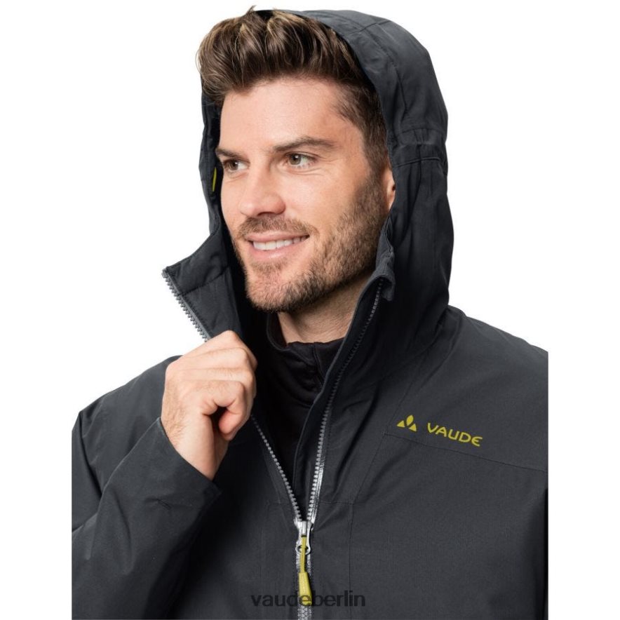 VAUDE Elope gepolsterte Outdoor-Jacke schwarz/avocado Kleidung HLT4481411