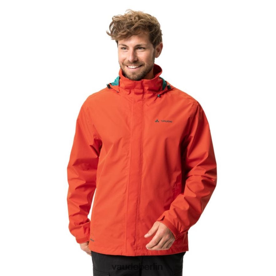 VAUDE Escape leichte Regenjacke rot verbrannt Kleidung HLT4481170