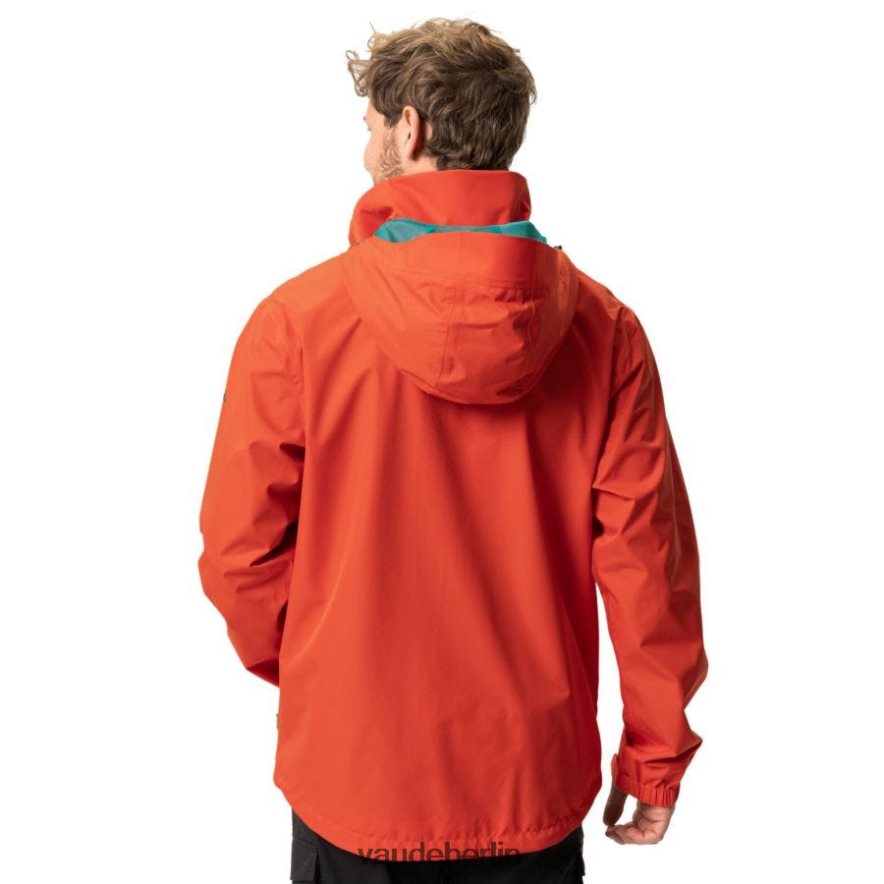 VAUDE Escape leichte Regenjacke rot verbrannt Kleidung HLT4481170