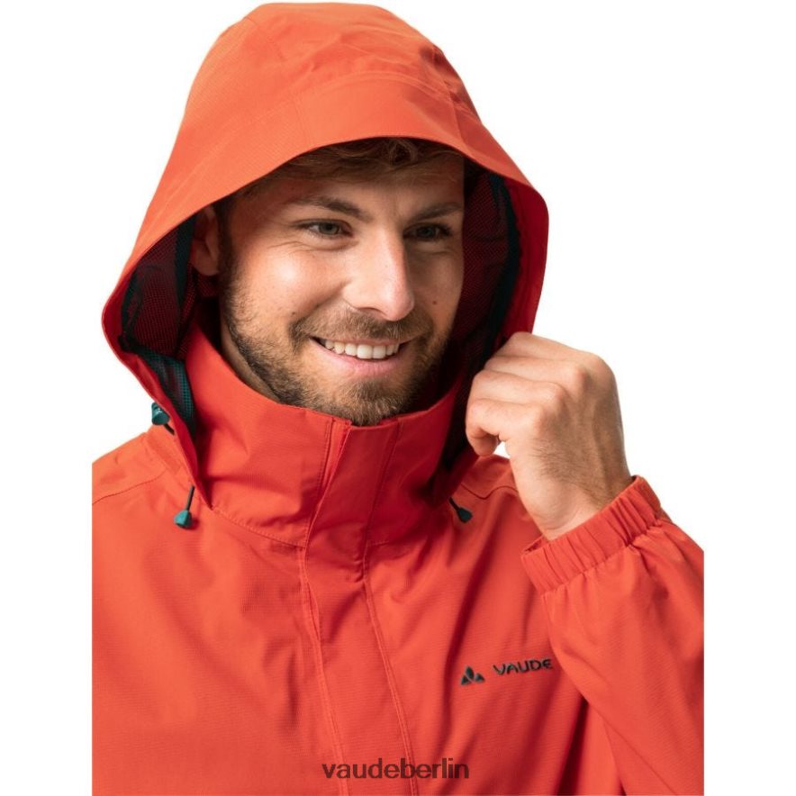 VAUDE Escape leichte Regenjacke rot verbrannt Kleidung HLT4481170