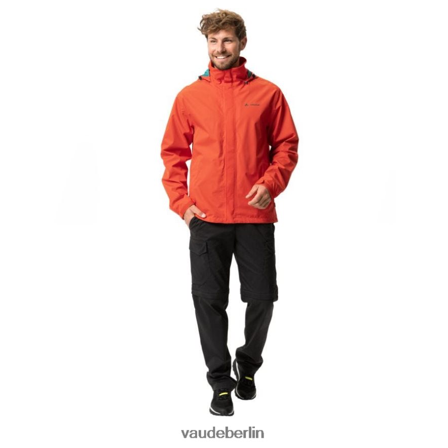 VAUDE Escape leichte Regenjacke rot verbrannt Kleidung HLT4481170