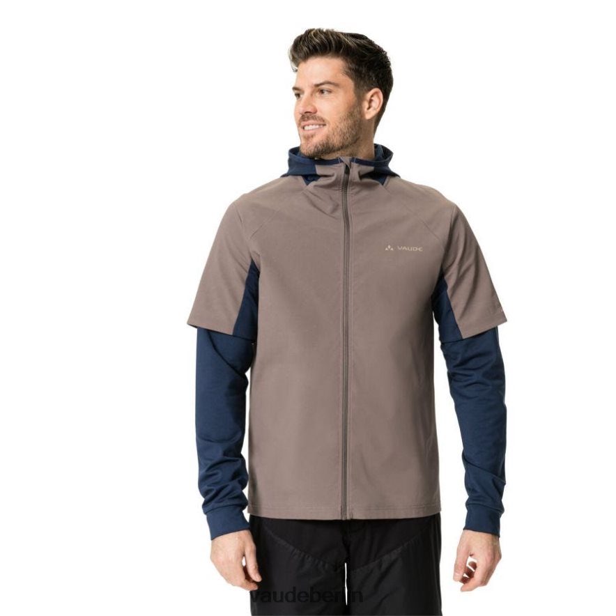 VAUDE Ganzjährige Moab-Radjacke mit Kapuze Kokosnuss Kleidung HLT4481976
