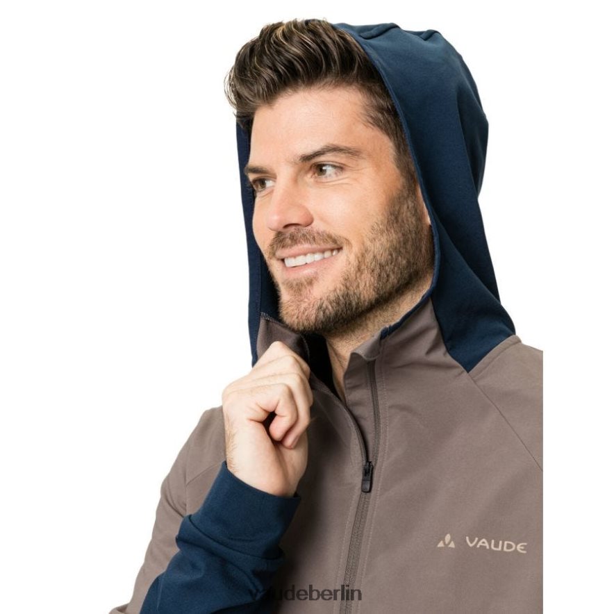 VAUDE Ganzjährige Moab-Radjacke mit Kapuze Kokosnuss Kleidung HLT4481976