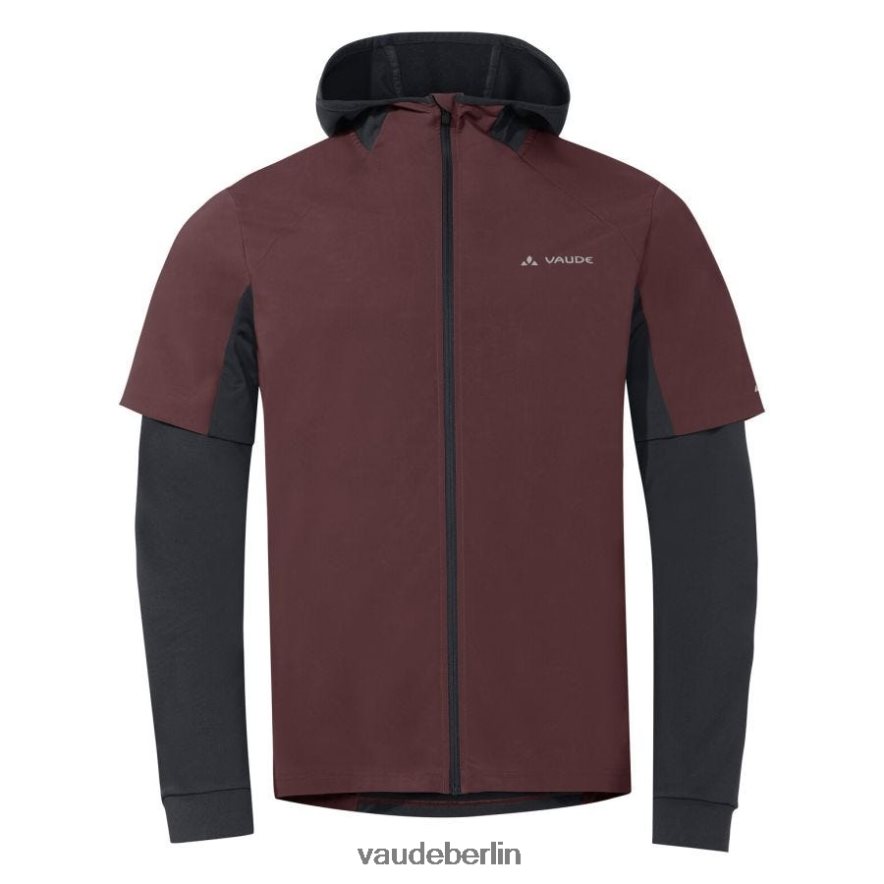 VAUDE Ganzjährige Moab-Radjacke mit Kapuze dunkle Eiche Kleidung HLT4481975