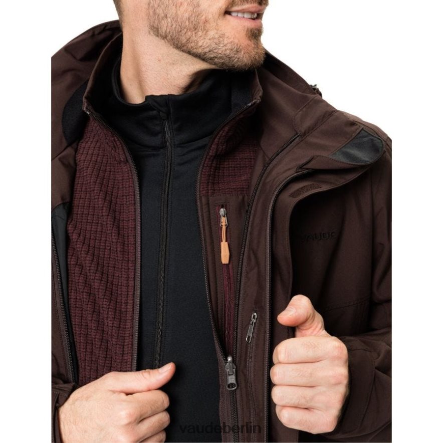 VAUDE Idris III 3-in-1-Parka Pekannussbraun Kleidung HLT4481276