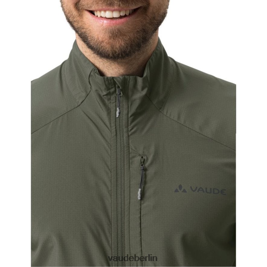 VAUDE Kuro Air Radsport-Windjacke khaki Kleidung HLT4481348