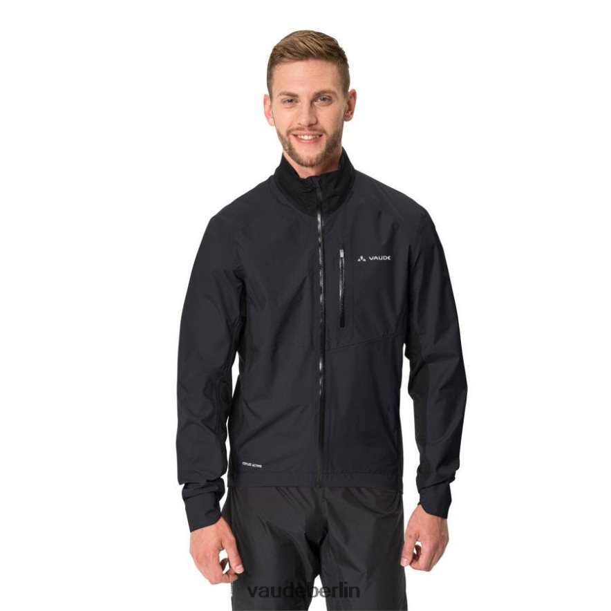VAUDE Kuro Fahrrad-Regenjacke Schwarz Kleidung HLT4481222