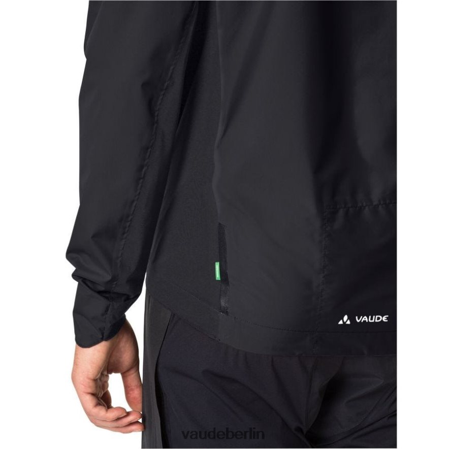 VAUDE Kuro Fahrrad-Regenjacke Schwarz Kleidung HLT4481222