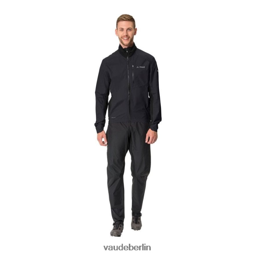 VAUDE Kuro Fahrrad-Regenjacke Schwarz Kleidung HLT4481222