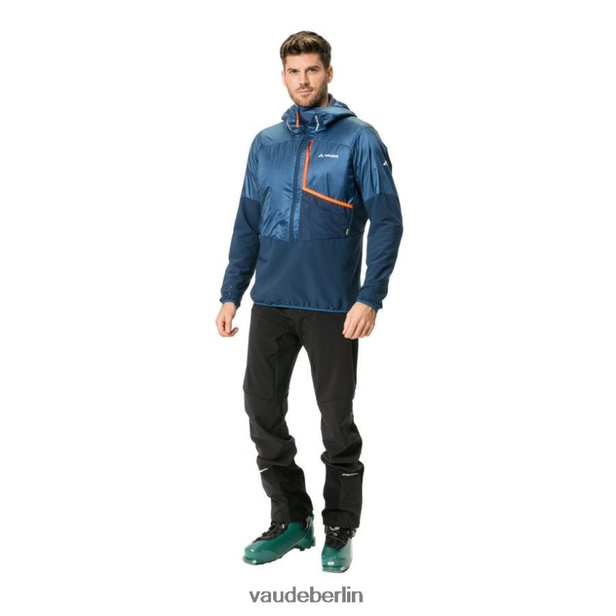 VAUDE Larice isolierende Jacke mit halbem Reißverschluss dunkles Meer Kleidung HLT4481527