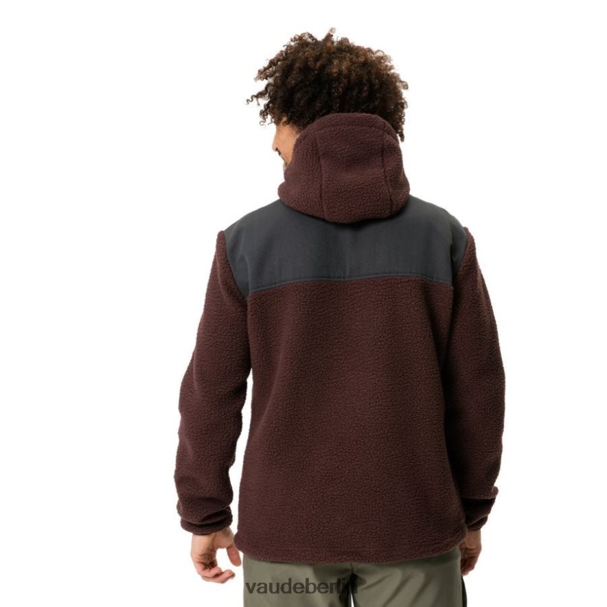 VAUDE Manukau II Fleecejacke mit Kapuze Schwarz Kleidung HLT4481501