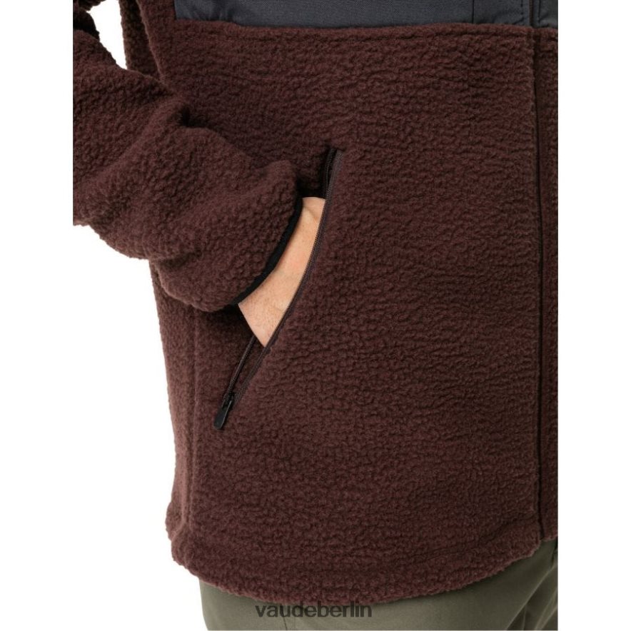 VAUDE Manukau II Fleecejacke mit Kapuze Schwarz Kleidung HLT4481501