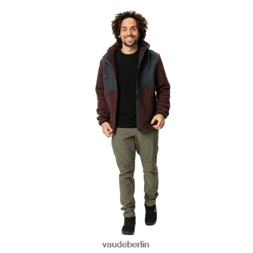 VAUDE Manukau II Fleecejacke mit Kapuze Schwarz Kleidung HLT4481501