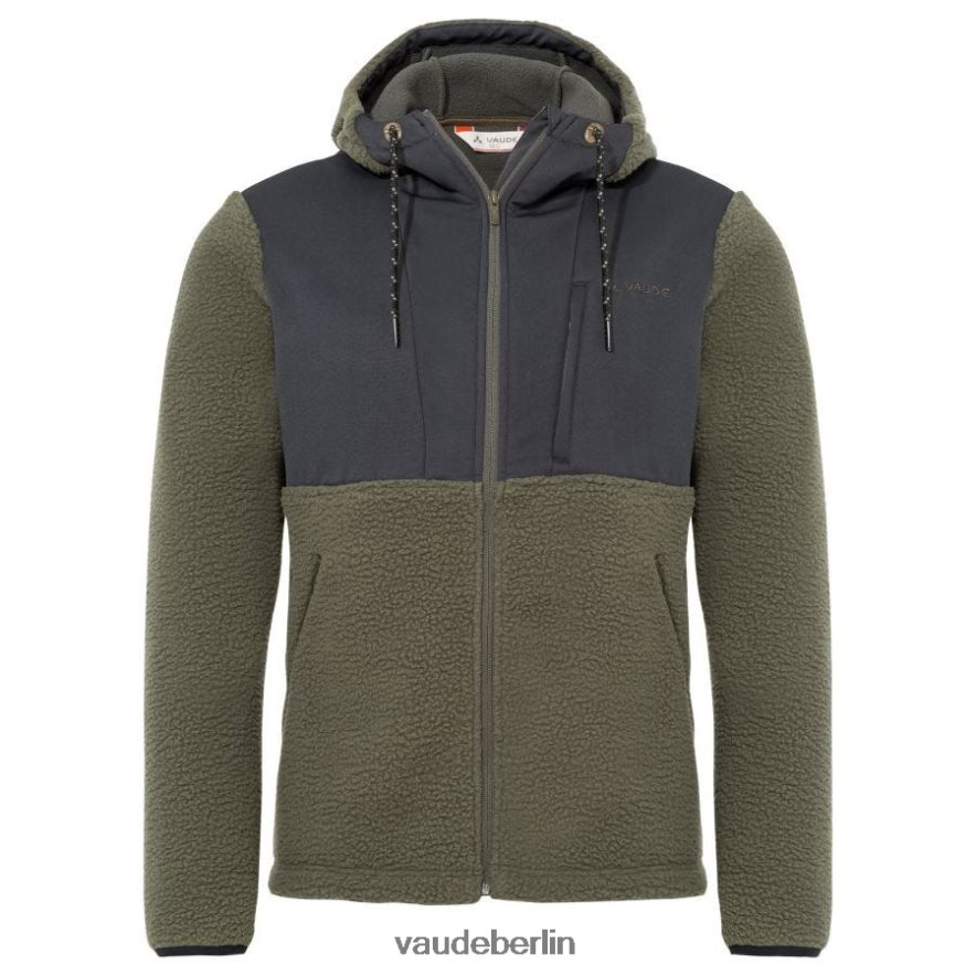 VAUDE Manukau II Fleecejacke mit Kapuze khaki Kleidung HLT4481502