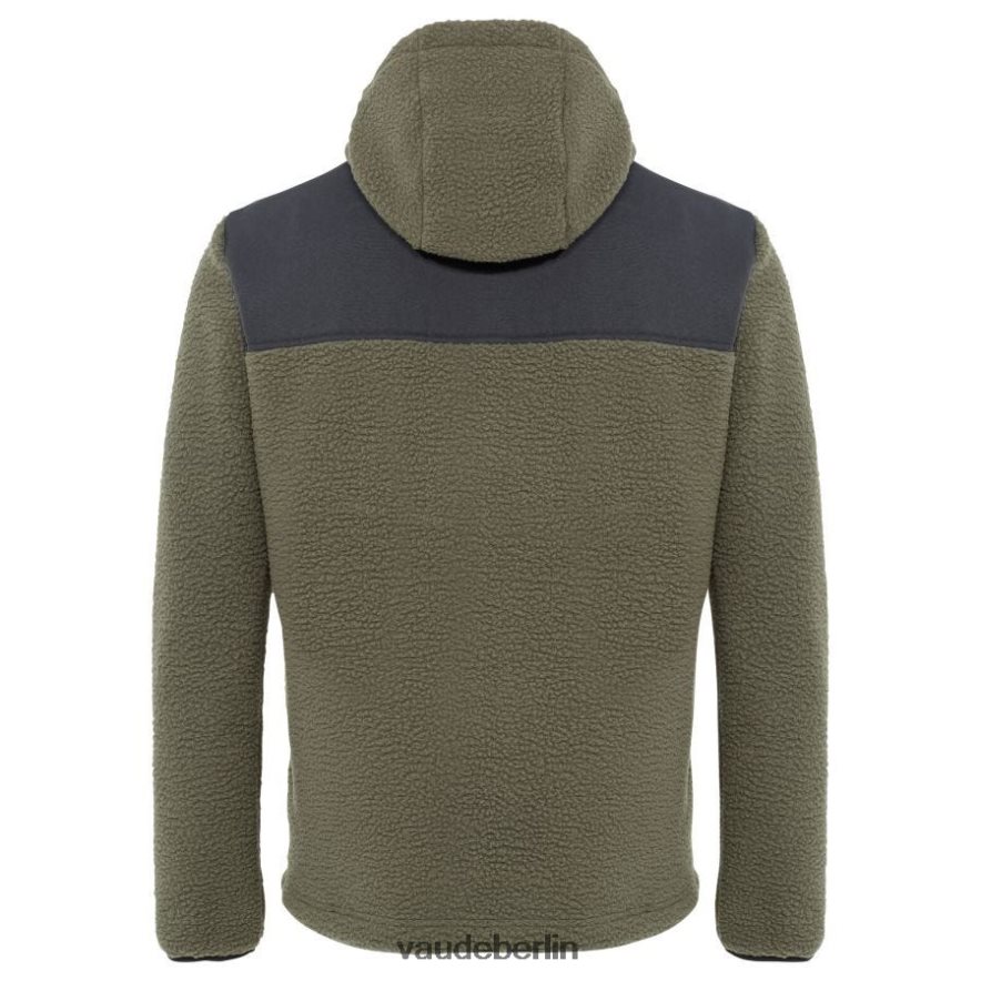 VAUDE Manukau II Fleecejacke mit Kapuze khaki Kleidung HLT4481502