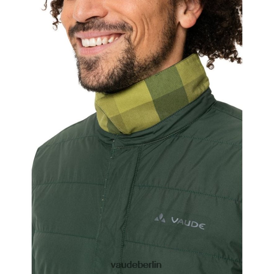 VAUDE Mineo wattierte Wendejacke dunkler Wald Kleidung HLT4482014