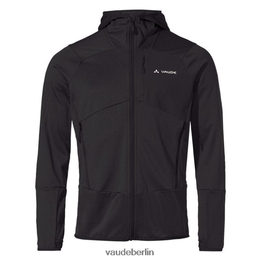 VAUDE Monviso Fleece-Kapuzenjacke Schwarz Kleidung HLT4481374