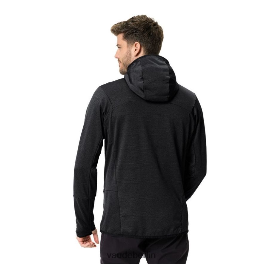 VAUDE Monviso Fleece-Kapuzenjacke Schwarz Kleidung HLT4481374