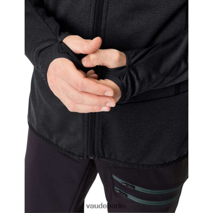 VAUDE Monviso Fleece-Kapuzenjacke Schwarz Kleidung HLT4481374