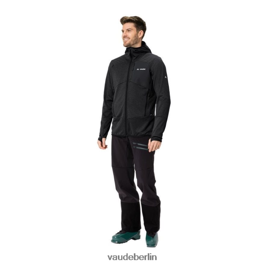 VAUDE Monviso Fleece-Kapuzenjacke Schwarz Kleidung HLT4481374