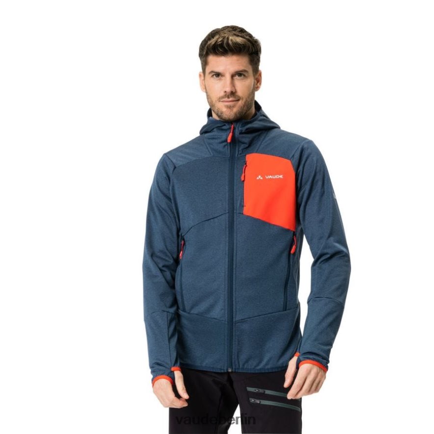 VAUDE Monviso Fleece-Kapuzenjacke dunkles Meer Kleidung HLT4481375