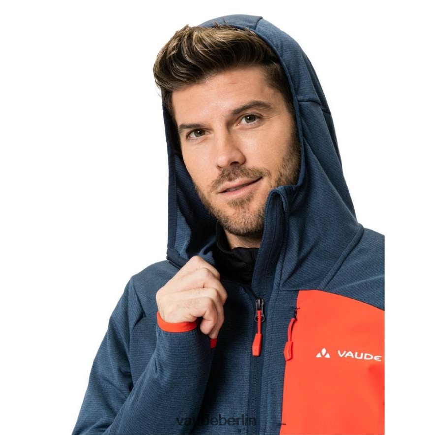 VAUDE Monviso Fleece-Kapuzenjacke dunkles Meer Kleidung HLT4481375