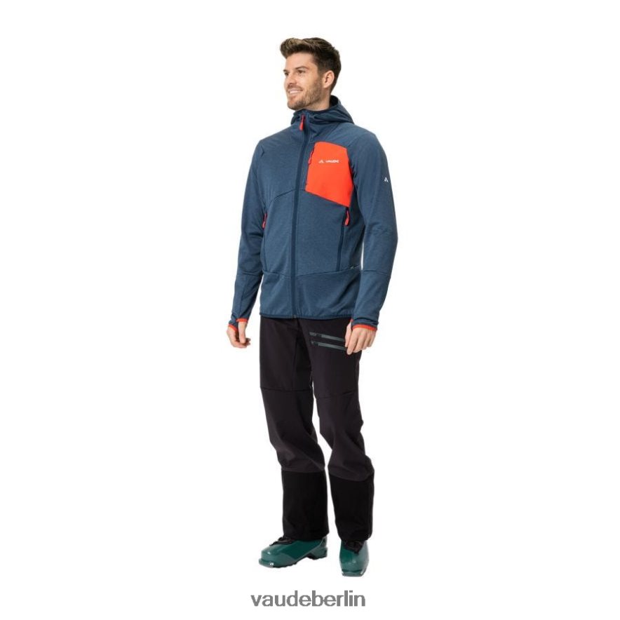 VAUDE Monviso Fleece-Kapuzenjacke dunkles Meer Kleidung HLT4481375