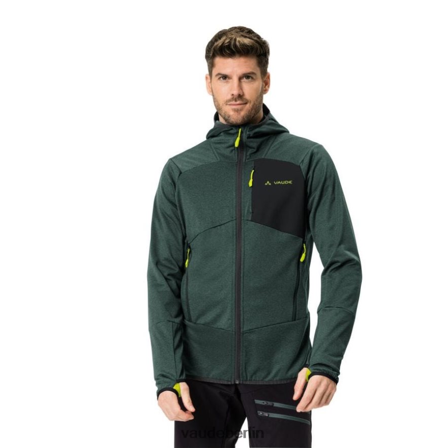 VAUDE Monviso Fleece-Kapuzenjacke staubiger Wald Kleidung HLT4481373