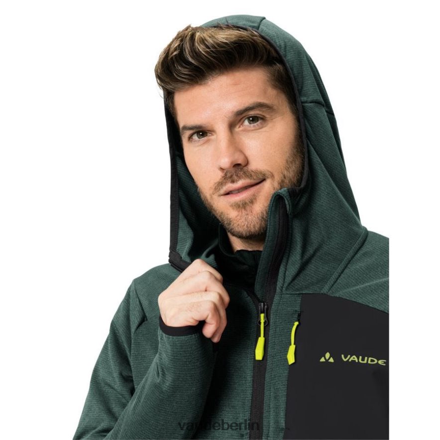 VAUDE Monviso Fleece-Kapuzenjacke staubiger Wald Kleidung HLT4481373