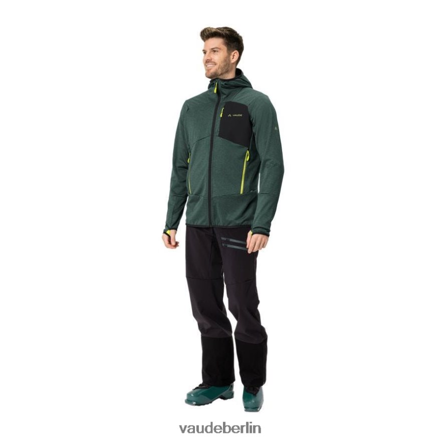 VAUDE Monviso Fleece-Kapuzenjacke staubiger Wald Kleidung HLT4481373