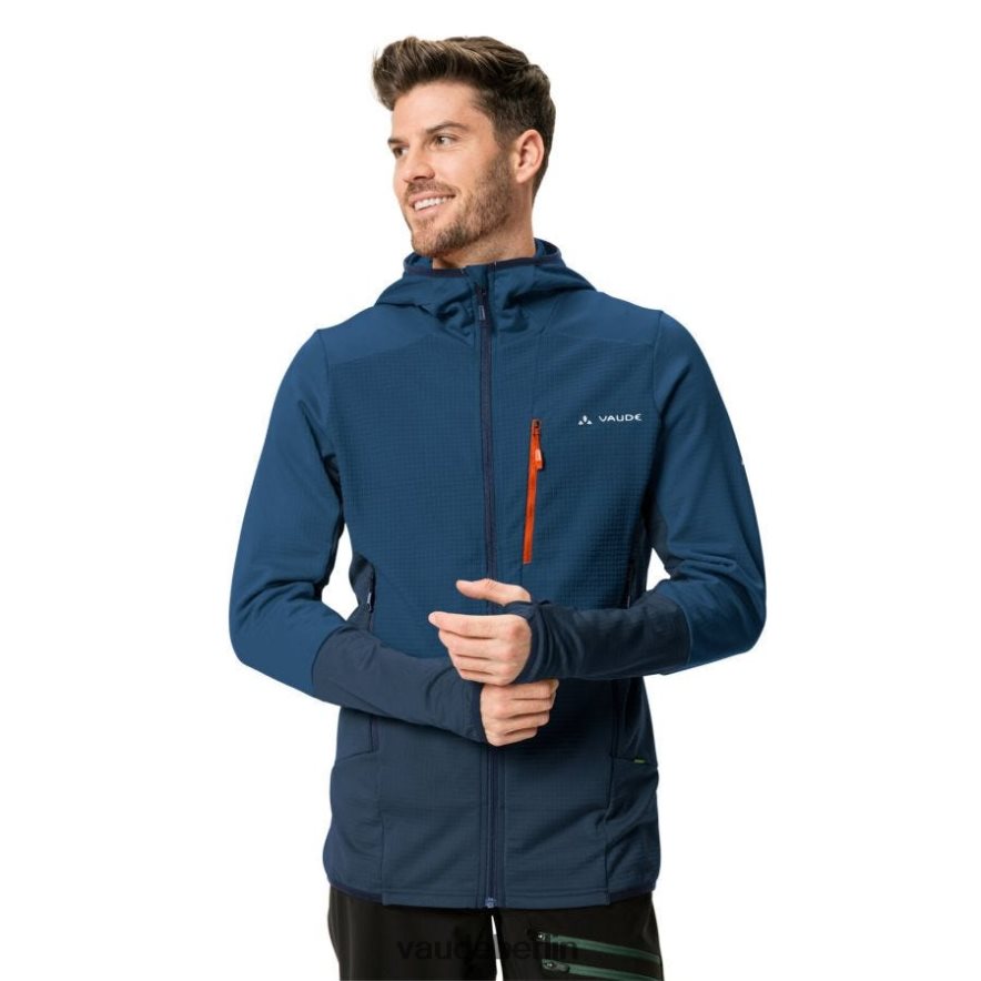 VAUDE Monviso Grid-Fleecejacke Schwarz Kleidung HLT4481537