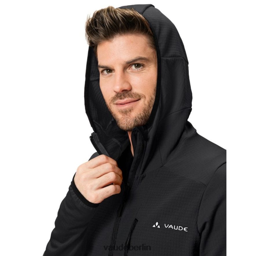 VAUDE Monviso Grid-Fleecejacke Schwarz Kleidung HLT4481538