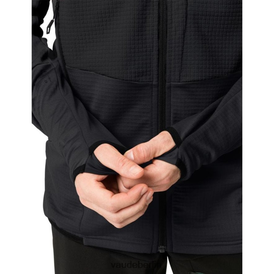 VAUDE Monviso Grid-Fleecejacke Schwarz Kleidung HLT4481538