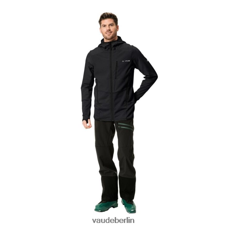 VAUDE Monviso Grid-Fleecejacke Schwarz Kleidung HLT4481538