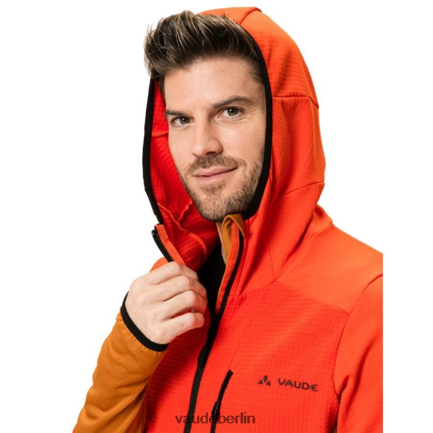 VAUDE Monviso Grid-Fleecejacke leuchtend rot Kleidung HLT4481539
